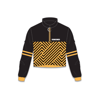 Retro Crop Windbreaker