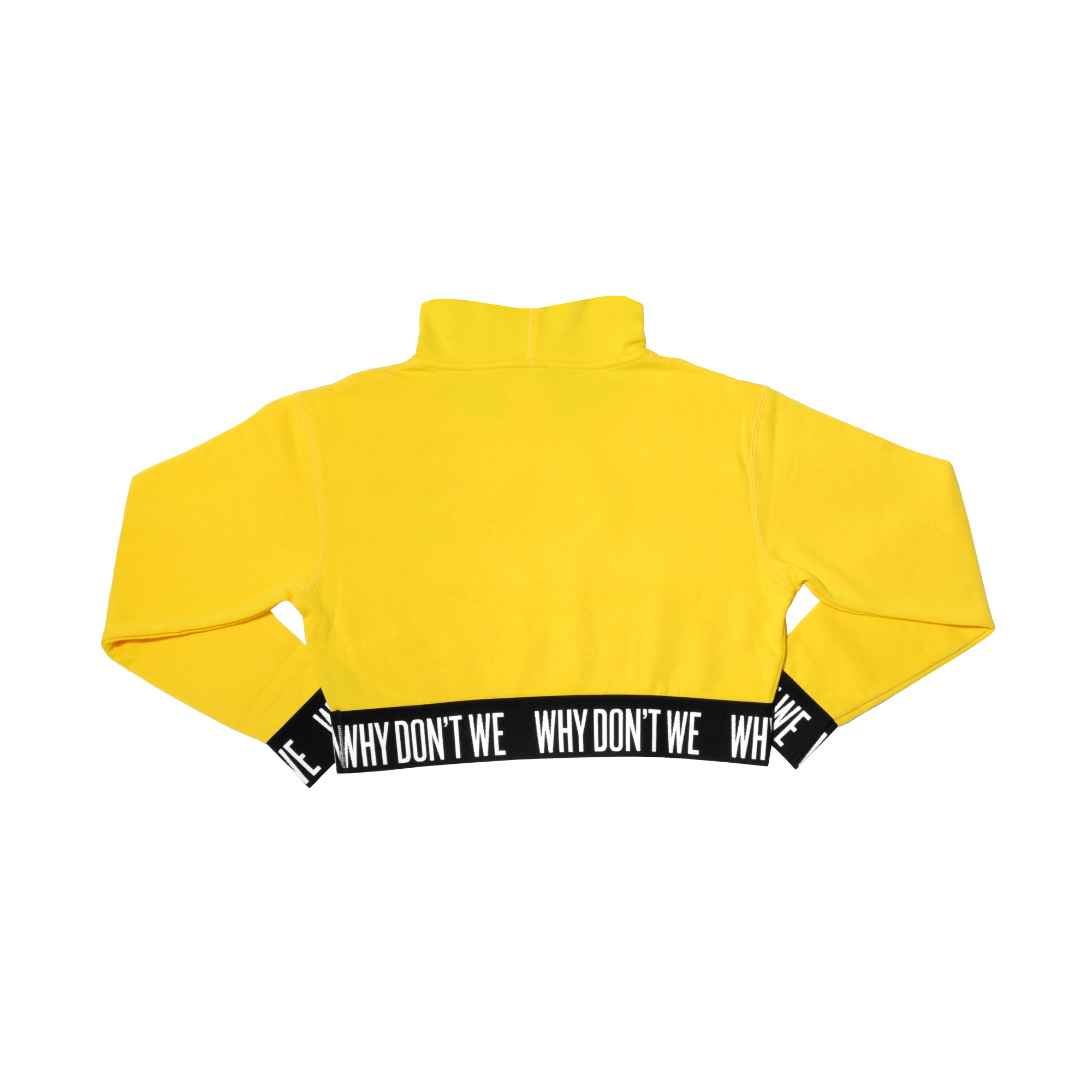 yellow crop top hoodie